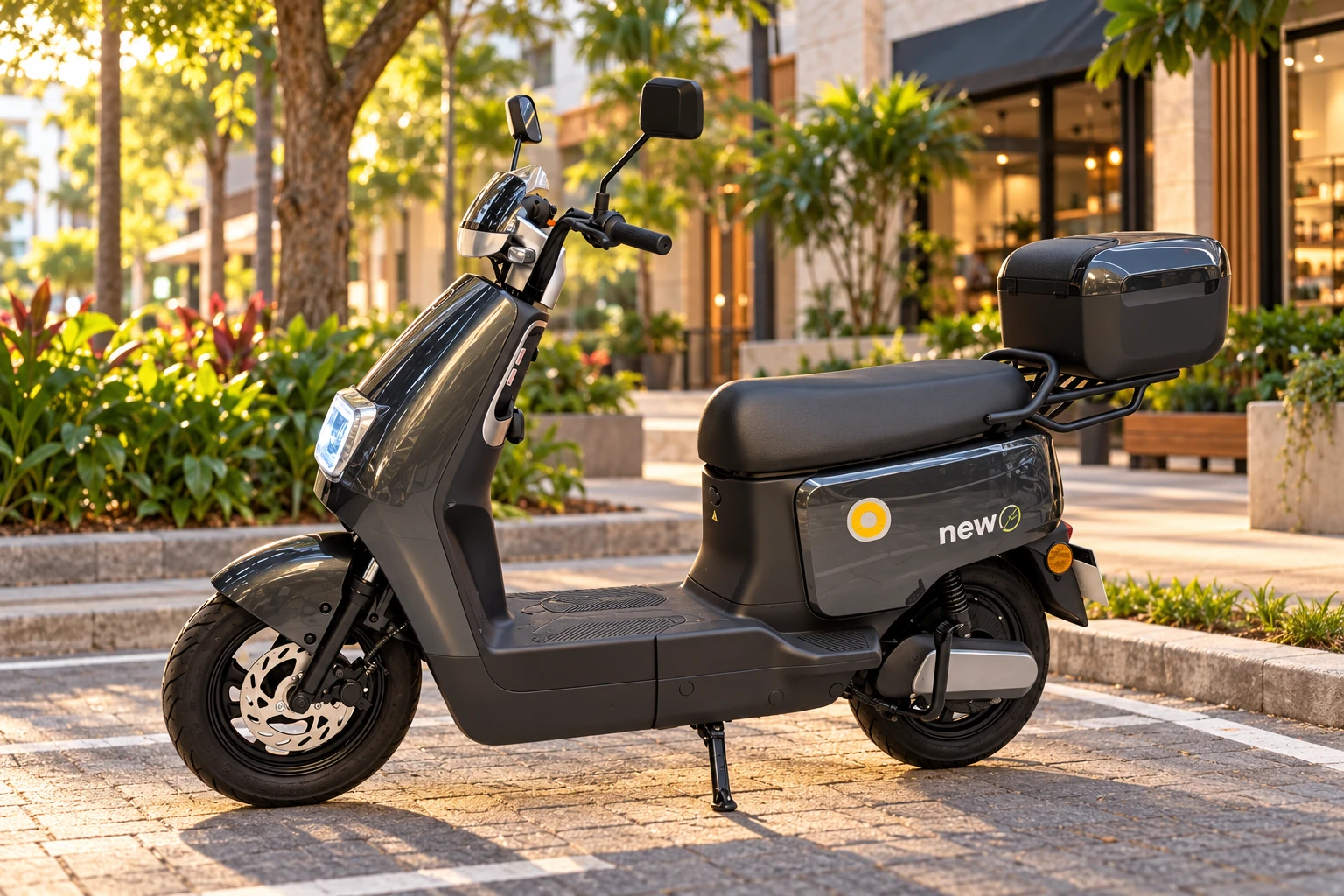 Scooter elétrica New E-Bike B3 - cenário urbano